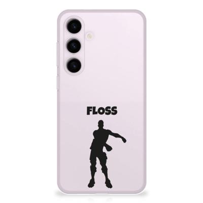 Samsung Galaxy S24 Plus Telefoonhoesje met Naam Floss Samsung Galaxy S24 Plus Telefoonhoesje met Naam Floss