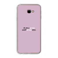 uzelf graag zien: Samsung Galaxy J4 Plus Transparant Hoesje