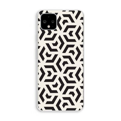 Crazy pattern: Pixel 4 XL Transparant Hoesje