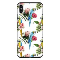 Kleurrijke papegaaien: iPhone XS Max Tough Case