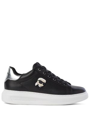 Karl Lagerfeld baskets Ikon NFT Kapri en cuir - Noir