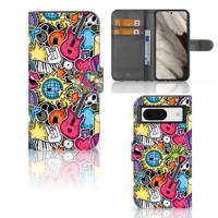 Google Pixel 8 | Wallet Case | met Pasjes | Punk Rock