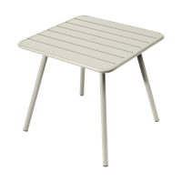 Fermob Luxembourg tuintafel vierpoot 80x80 cm Clay Grey