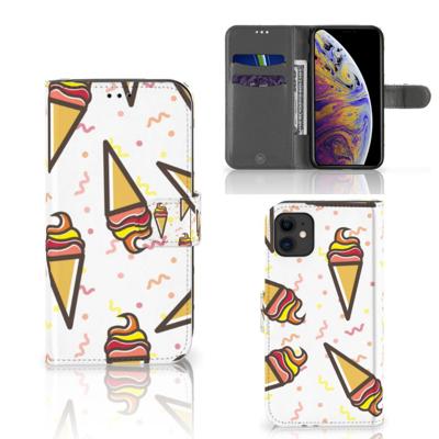 Apple iPhone 11 | Book Cover | Icecream | Portemonnee hoesje