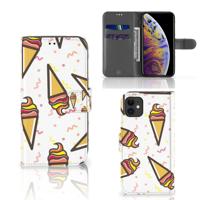 Apple iPhone 11 | Book Cover | Icecream | Portemonnee hoesje