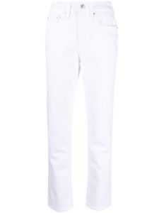 Levi's pantalon slim 724 à taille haute - Blanc