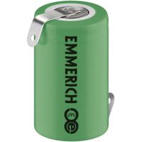 Emmerich 1/2 A ZLF Speciale oplaadbare batterij 1/2 A Z-soldeerlip NiMH 1.2 V 950 mAh