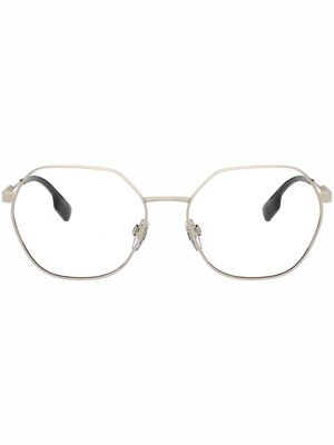 Burberry Eyewear lunettes de vue Erin à carreaux - Or