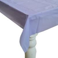Feest tafelkleed van pvc - lila paars - 240 x 140 cm - tafel versiering - thumbnail