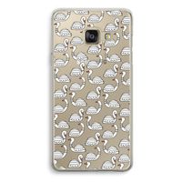 Zwanen: Samsung Galaxy A3 (2016) Transparant Hoesje
