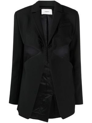 Coperni blazer à découpes - Noir