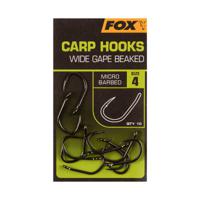 Fox Carp Hooks Wide Gape 10st. Size 6 - thumbnail