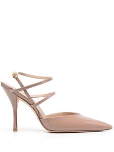 Stuart Weitzman escarpins Strapeze en cuir 95 mm - Tons neutres