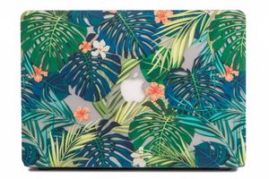 Lunso MacBook Pro 13 inch (2016-2019) cover hoes - case - Tropical leaves