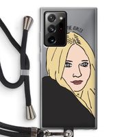 Ashley: Samsung Galaxy Note 20 Ultra / Note 20 Ultra 5G Transparant Hoesje met koord