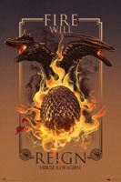 Poster House of the Dragon - Fire Will Reign 61x91,5cm