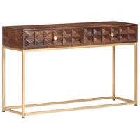 Consoletafel 122x36x75 cm Massief mangohout