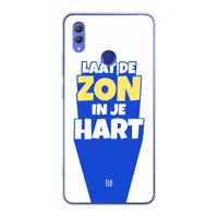 Laat de zon in je hart: Honor Note 10 Transparant Hoesje
