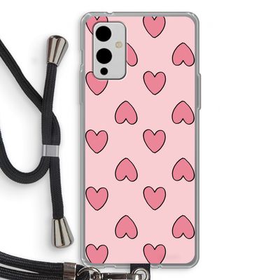 Ondersteboven verliefd: OnePlus 9 Transparant Hoesje met koord