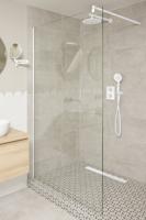 Ben Vivid inloopdouche incl. antikalk 100x200cm mat wit