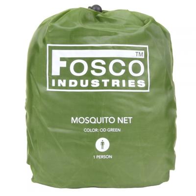 Muskietennet - 1 persoons - groen - polyester - 230 cm - klamboe