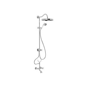Bad/Douche Combinatie Opbouwset Tres Clasic Mengkraan Chroom Tres