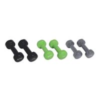 Halterset - SCHILDKROT - 2 x 0,5 kg antraciet - 2 x 1,0 kg limoengroen - 2 x 1,5 kg zwart - gietijzer + vinyl - Koffer met handvat Halterset - SCHILDKROT - 2 x 0,5 kg antraciet - 2 x 1,0 kg limoengroen - 2 x 1,5 kg zwart - gietijzer + vinyl - Koffer met handvat