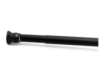 Ridder Telescopische stang voor douchegordijn 70-115 cm (Zwart)