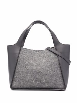 Stella McCartney sac à main à logo Stella - Gris