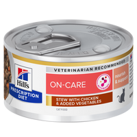 Hill&apos;s Prescription Diet ON-Care Stoofpotje voor met Kip & toegevoegde Groenten natvoer kat 82gr