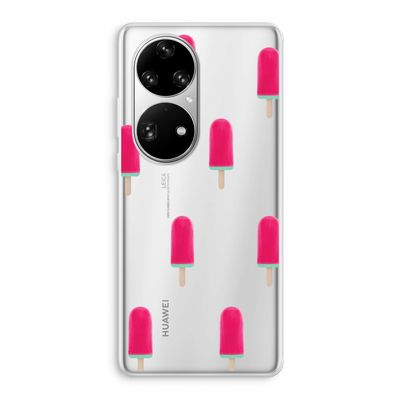 Waterijsje: Huawei P50 Pro Transparant Hoesje