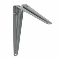 AMIG Plankdrager/planksteun van metaal - gelakt grijs - H250 x B200 mm AMIG Plankdrager/planksteun van metaal - gelakt grijs - H250 x B200 mm