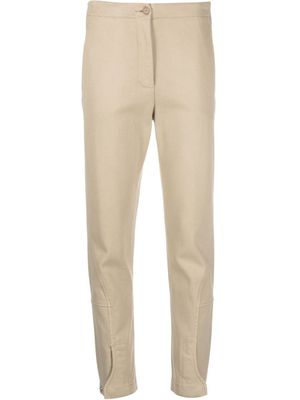 ASPESI pantalon en laine à taille haute - Tons neutres