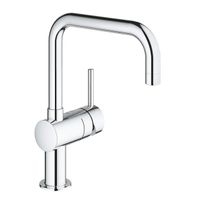 GROHE Minta Keukenkraan - hoog - draaibare u uitloop - chroom 32488000