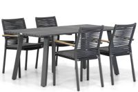 Santika Giovane/Villagio 170 cm dining tuinset 5-delig