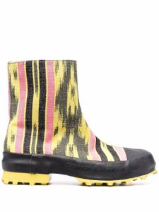 CamperLab bottines Traktori à imprimé abstrait - Jaune