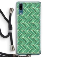 Moroccan tiles 2: Huawei P20 Transparant Hoesje met koord