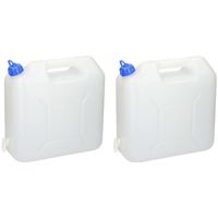 2x Jerrycan voor water 15 liter