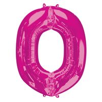 Folieballon Roze Letter 'O' Groot