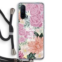 Kindness matters: OnePlus Nord CE 5G Transparant Hoesje met koord