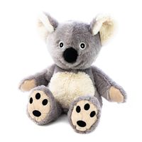 Warmte/magnetron opwarm knuffel - Koala - grijs - 35 cm - pittenzak - thumbnail