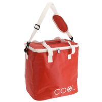 Koeltas draagtas schoudertas rood 29 x 31 x 21 cm 18 liter