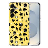TPU Hoesje Samsung Galaxy S25 Plus - Punk Yellow Backcover TPU Hoesje Samsung Galaxy S25 Plus - Punk Yellow Backcover