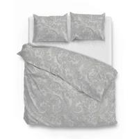 Dekbedovertrek Katoen Paisley Di Lino Dove Grey Patroon 200x200 Cm Zo!Home - Dekbed-Discounter.nl