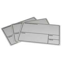 ProDJuser Case labels zilver (50 stuks)