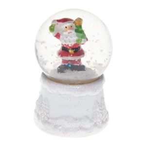 Feeric Lights sneeuwbol met licht - kerstman - D4,5 x H7 cm   -