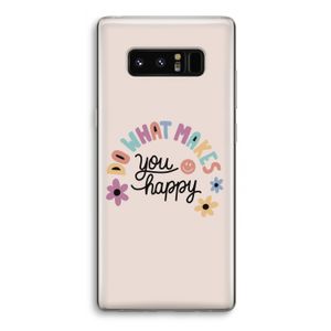 Happy days: Samsung Galaxy Note 8 Transparant Hoesje