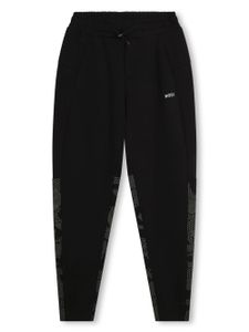 BOSS Kidswear pantalon de jogging en coton à logo imprimé - Noir