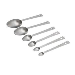 BASIC CULINAIR- Keukenhulpen - Maatlepels RVS Set/6