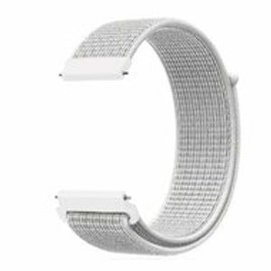 Sport Loop nylon bandje - Wit - Samsung Galaxy Watch - 42mm